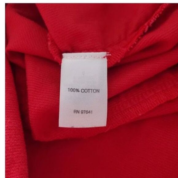 J Jill Red Corduroy Shacket Jacket Top Side Pockets Button-Up Sz LP Layer Cozy - Picture 8 of 9